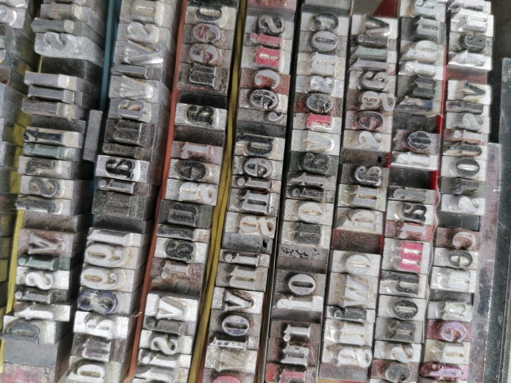 tipar manual letterpress